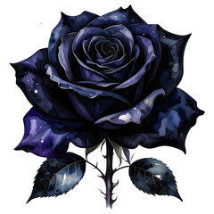 Watercolor Gothic Halloween Clipart Set | Witches, Pumpkins, Ghosts, Black Roses, Skulls