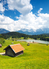 Autumn Serenity by the Mountain Lake