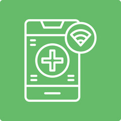 Fototapeta premium Medical App Icon