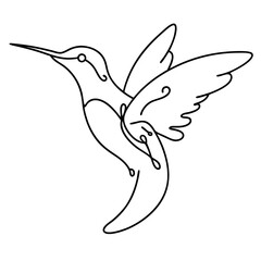vector illustration of a bird