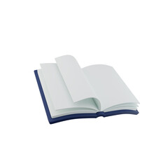 open book isolated on white