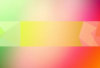 Obraz premium Abstract geometric green shapes forming a wide banner design with a modern feel, rectangles, header