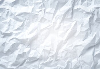 Obraz premium Crinkled white paper texture (3)