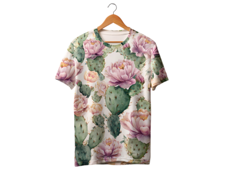 Blooming Cactus T Shirt
