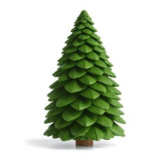 Green Christmas tree ornament