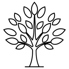 Obraz premium Palm Frond Silhouette