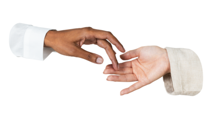 Holding hands png image on transparent background