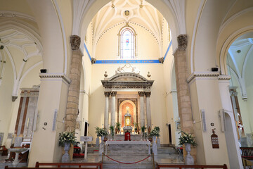 Fototapeta premium Interior of the Cathedral, Gibraltar