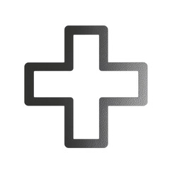 Obraz premium Medical Cross Icon Add, Plus, Healthcare Symbol
