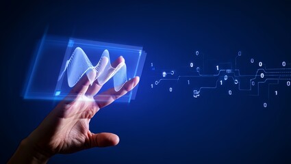 Futuristic Data Analytics and Business Technology Innovation Concept. innovative technology background. Software engineer using computer for data engineering, internet bot, data science.