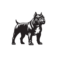 Bulldog Dog Vector Silhouette – Iconic Sturdy Canine Outline Artwork, Perfect for Pet Lovers, Breed Illustrations, Logos, Prints, Home Decor, Graphic Design, and Creative Projects

