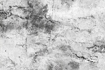 Obraz premium Weathered, textured gray concrete wall
