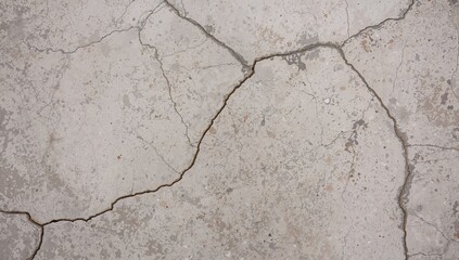 Fototapeta premium Concrete Texture with Cracks, Showing Signs of Wear and Weathering Over Time.