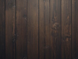 Fototapeta premium Dark Brown Wooden Planks Texture Vertical Wood Panel Background for Design Projects
