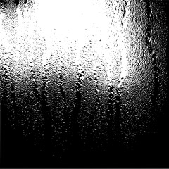 Black and white water condensation texture background vector graphic for design and overlay effects use
