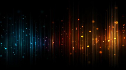 Abstract futuristic technology background with glowing blue digital wave, artificial intelligence data flow visualization, high-tech innovation network design, modern corporate communication and virtu