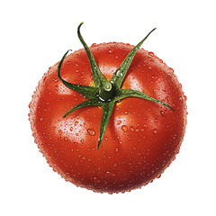tomato isolated on white background