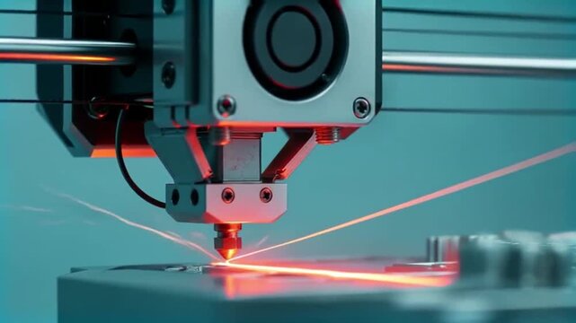 Futuristic additive manufacturing with laser melting on a 3D printer