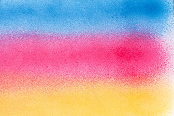 カラフルなスプレー塗料で塗った背景	