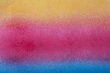 カラフルなスプレー塗料で塗った背景	