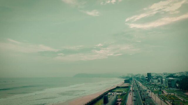 R K Beach road to the sky, Visakhapatnam
