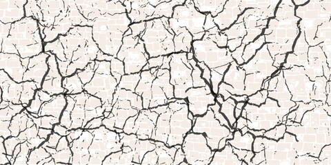 a black and white image of a cracked wall cracked cracked texture background, texture crack texture soil fractured cracks mud limestone concrete texture clay dried dusty effect crackle