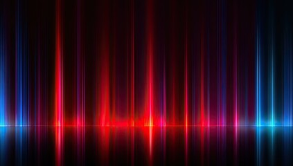 Fototapeta premium Abstract vibrant glowing vertical lines