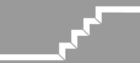 Steps to succeed in business. Businessman drawing.