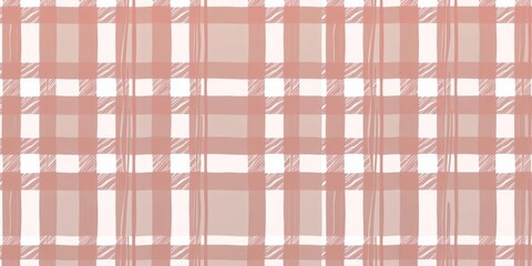 Hand-drawn vector checkered pattern, seamless gradient background, varying line weights,  repeat,  element