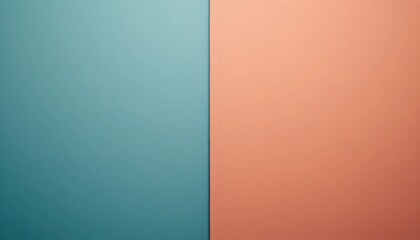 A close up of a blue and orange wall.