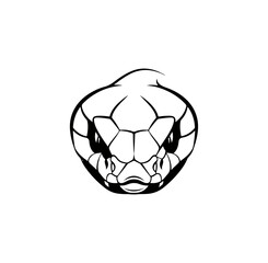 Obraz premium Snake head graphic design