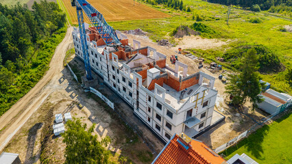 Osiedle budowa stan surowy otwarty © Marcin