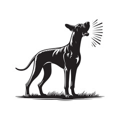 Great Dane Vector Silhouette – Majestic and Powerful Dog Outline, Perfect for Logos, Pet Art, Prints, Graphic Design, Home Decor, Stencils, Icons, and Creative Projects
