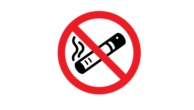 No Smoking Sign Red Circle Prohibition Symbol
