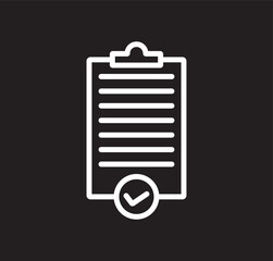 Compliance line icon vector illustration set.Check list and Inspection editable stroke icon.Verification icon set multiple style collection
