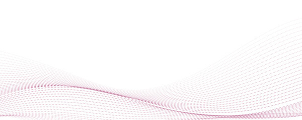 Abstract Waveform Elegant Line Art