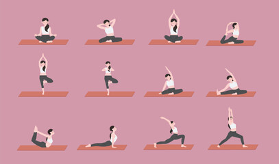 요가 포즈 모음