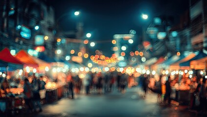 Blurred night market scene (3)