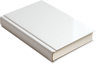 blank white book
