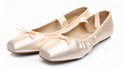 pair of shoes on white background