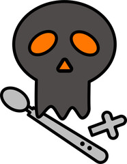 Skull Ghost Halloween Party 