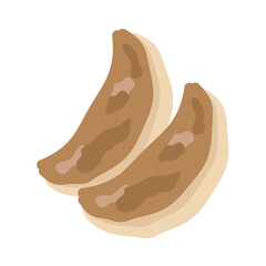 餃子　イラスト