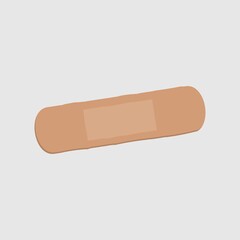 Healing plaster clipart, health and wellness illustration