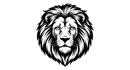 Obraz premium Regal lion head majestic and fierce
