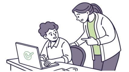 business people working together