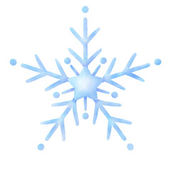 snowflake on white background