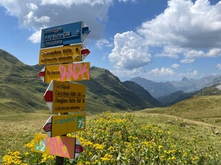 Wanderung Lünersee Rätikon Schweiz Österreich