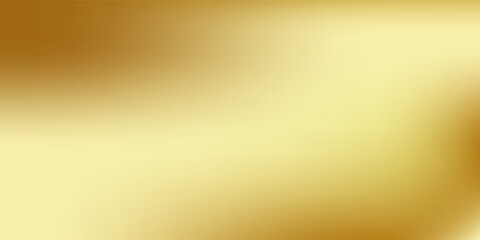 Gold gradient background texture metallic. Golden gradient blurry soft smooth motion bright shine. EPS Vector Illustration