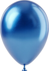 blue balloon isolated on white