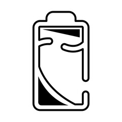 Dc battery icon